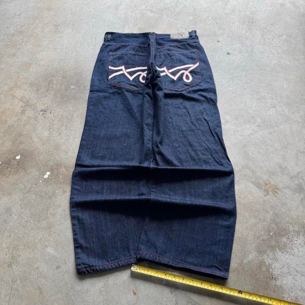 Baggy Royal Linx Wide Leg Southpole Styl Y2K Vintage Denim Jeans 46x32